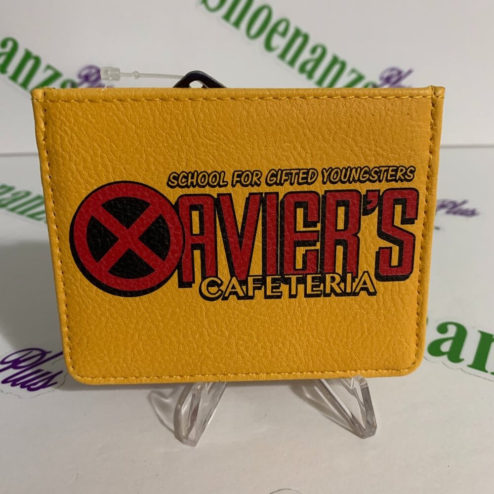 Mad Engine Cardholder Marvel X-Men Xavier's Cafeteria Faux Leather Card Holder